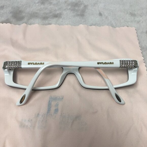 Bvlgari Eyeglasses BV 4039B 5005 Black On White 52-15-135 FRAMES ONLY - Picture 4 of 14